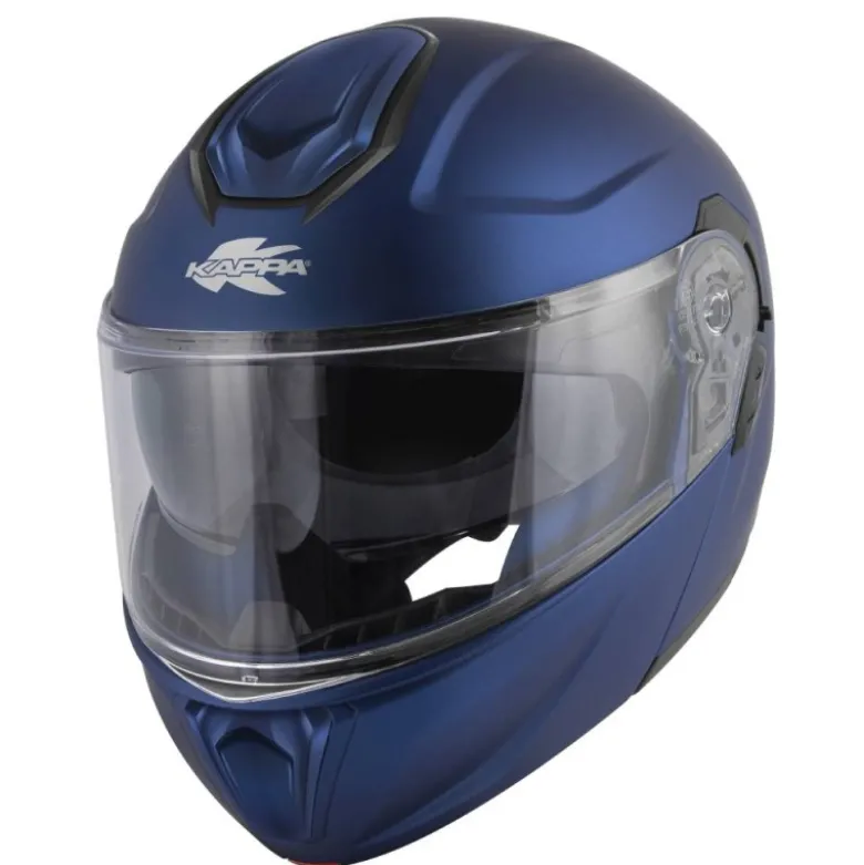 Casco Modulare Kappa KV50 Basic Blu Opaco