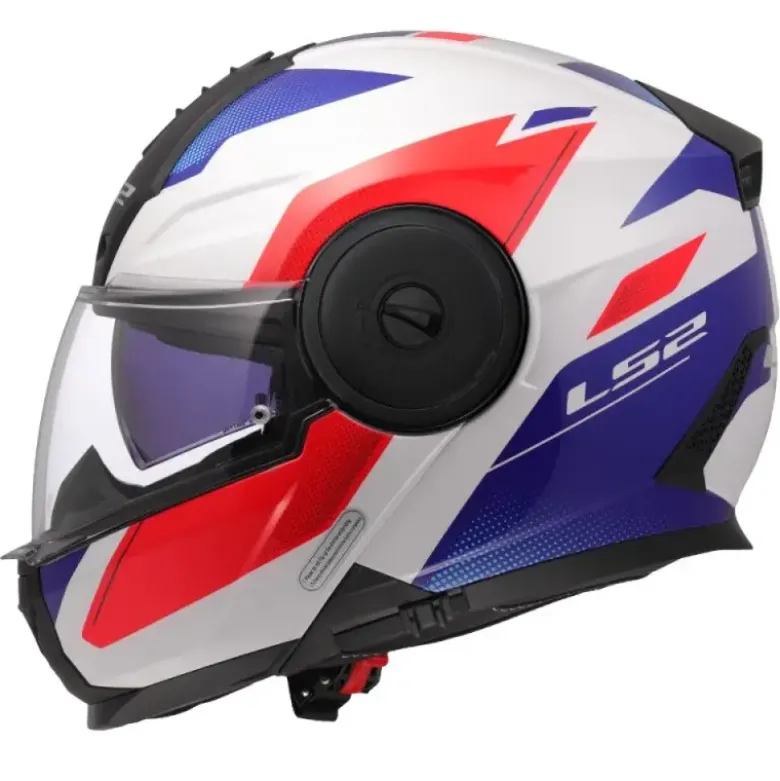Casco Modulare LS2 FF902 Scope II Duria Bianco Blu Rosso
