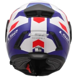 Casco Modulare LS2 FF902 Scope II Duria Bianco Blu Rosso
