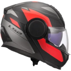 Casco Modulare LS2 FF902 Scope II Duria Nero Rosso