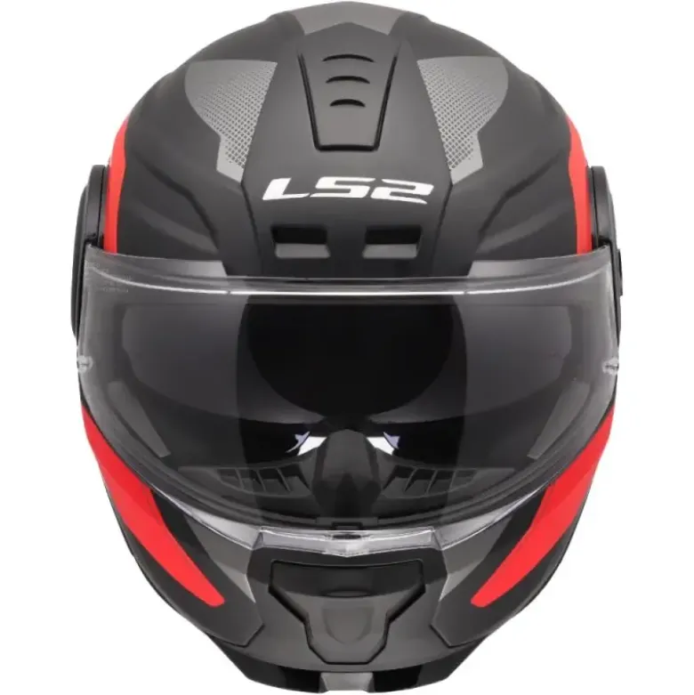 Casco Modulare LS2 FF902 Scope II Duria Nero Rosso