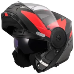 Casco Modulare LS2 FF902 Scope II Duria Nero Rosso