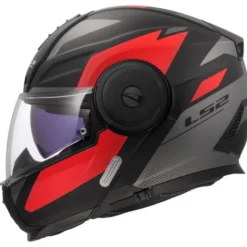 Casco Modulare LS2 FF902 Scope II Duria Nero Rosso