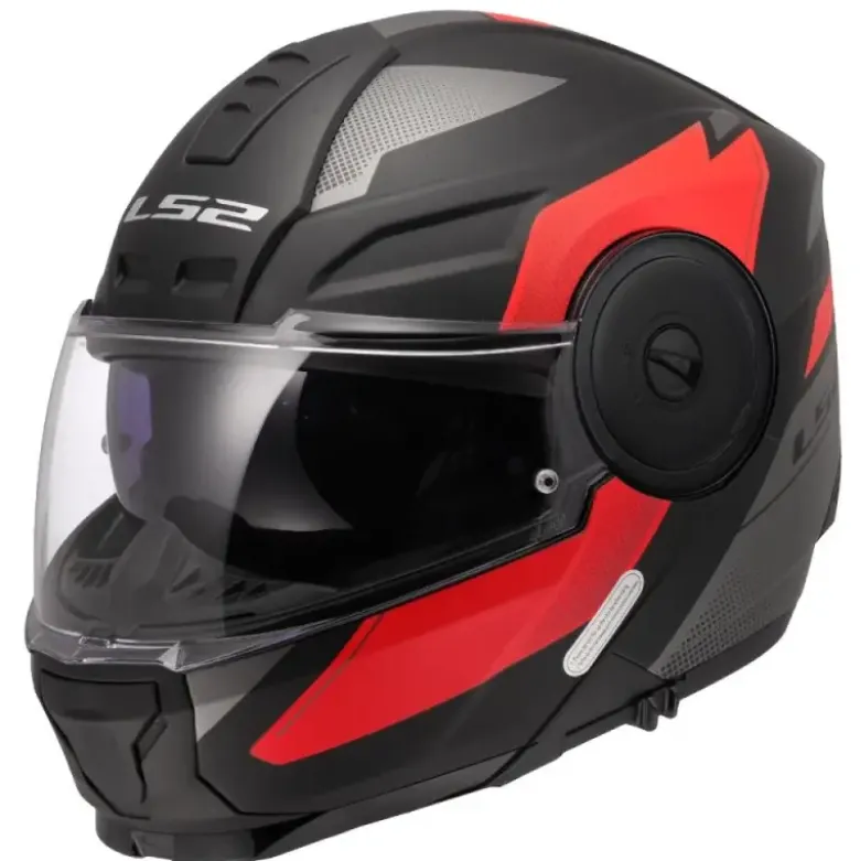 Casco Modulare LS2 FF902 Scope II Duria Nero Rosso