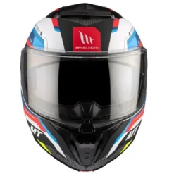 Casco Modulare Mt Helmets con Interfono Mt-Rider Fu404Sv Atom 2 Sv Bast Perla Lucido