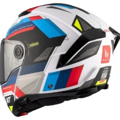 Casco Modulare Mt Helmets con Interfono Mt-Rider Fu404Sv Atom 2 Sv Bast Perla Lucido