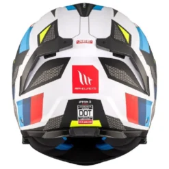 Casco Modulare Mt Helmets con Interfono Mt-Rider Fu404Sv Atom 2 Sv Bast Perla Lucido