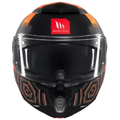 Casco Modulare Mt Helmets con Interfono Mt-Rider Fu404Sv Atom 2 Sv Strange Opaco