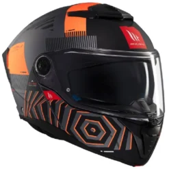 Casco Modulare Mt Helmets con Interfono Mt-Rider Fu404Sv Atom 2 Sv Strange Opaco
