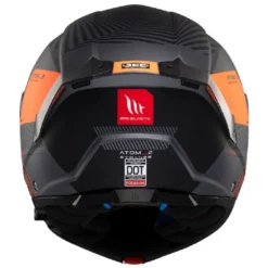 Casco Modulare Mt Helmets con Interfono Mt-Rider Fu404Sv Atom 2 Sv Strange Opaco