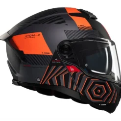Casco Modulare Mt Helmets con Interfono Mt-Rider Fu404Sv Atom 2 Sv Strange Opaco