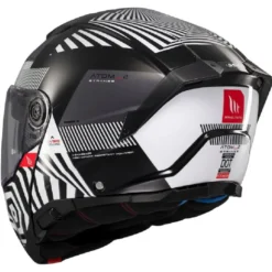 Casco Modulare Mt Helmets con Interfono Mt-Rider Fu404Sv Atom 2 Sv Strange Lucido