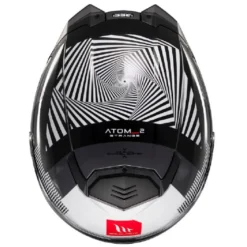 Casco Modulare Mt Helmets con Interfono Mt-Rider Fu404Sv Atom 2 Sv Strange Lucido