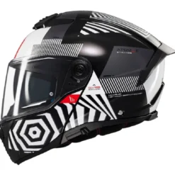 Casco Modulare Mt Helmets con Interfono Mt-Rider Fu404Sv Atom 2 Sv Strange Lucido