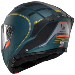 Casco Modulare Mt Helmets con Interfono Mt-Rider Fu404Sv Atom 2 Sv Destiny Opaco