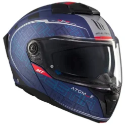 Casco Modulare Mt Helmets con Interfono Mt-Rider Fu404Sv tom 2 Sv Destiny Opaco