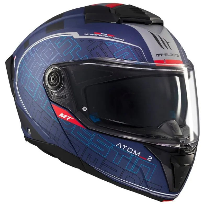 Casco Modulare Mt Helmets con Interfono Mt-Rider Fu404Sv tom 2 Sv Destiny Opaco