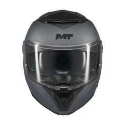 Casco Modulare Mt Helmets Fu404Sv Atom 2 A2 Sv Pure Grigio Opaco