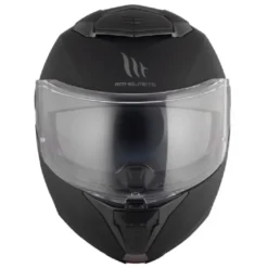 Casco Modulare Mt Helmets Fu404Sv Atom 2 Sv A1 Solid Opaco Nero