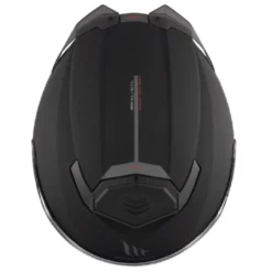 Casco Modulare Mt Helmets Fu404Sv Atom 2 Sv A1 Solid Opaco Nero