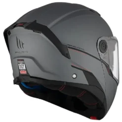 Casco Modulare Mt Helmets Fu404Sv Atom 2 Sv A2 Solid Opaco Titanio
