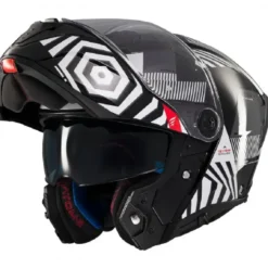 Casco Modulare Mt Helmets Fu404Sv Atom 2 Sv B2 Strange Lucido