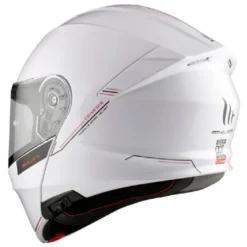 Casco Modulare Mt Helmets Fu935Sv Genesis A0 Sv Solid Lucido Bianco