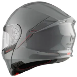 Casco Modulare Mt Helmets  Fu935Sv Genesis Sv Solid A12 Lucido Grigio