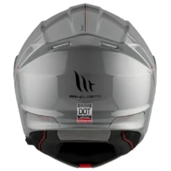 Casco Modulare Mt Helmets  Fu935Sv Genesis Sv Solid A12 Lucido Grigio