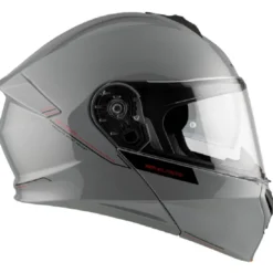 Casco Modulare Mt Helmets  Fu935Sv Genesis Sv Solid A12 Lucido Grigio