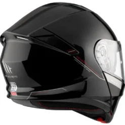 Casco Modulare Mt Helmets  Fu935Sv Genesis Sv Solid A1 Lucido Nero