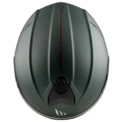 Casco Modulare Mt Helmets Fu935Sv Genesis Sv Solid A6 Opaco Verde Opaco