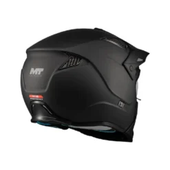 Casco Modulare Mt Helmets Tr902B Sv Streetfighter A1 Sv S Pure Nero Opaco