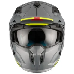 Casco Modulare Mt Helmets Tr902B Sv Streetfighter Sv S A22 Solid Lucido Grigio