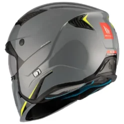 Casco Modulare Mt Helmets Tr902B Sv Streetfighter Sv S A22 Solid Lucido Grigio