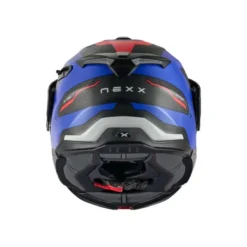 Casco Modulare Nexx X.Lifecountry Terra Blu Rosso Opaco