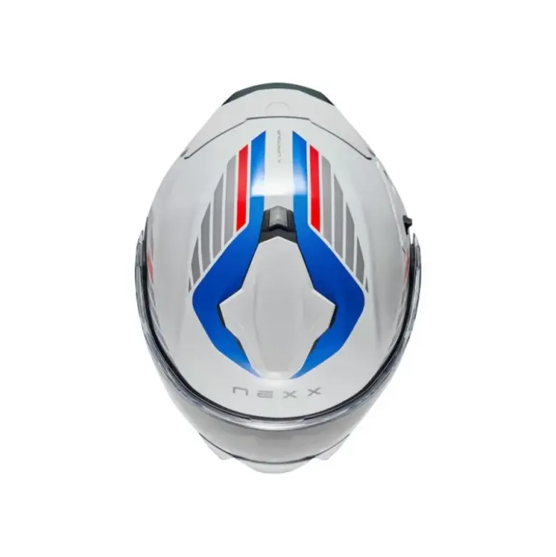 Casco Modulare Nexx X.Lifetour Globe Bianco Blu