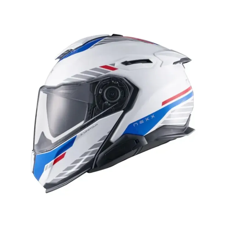 Casco Modulare Nexx X.Lifetour Globe Bianco Blu