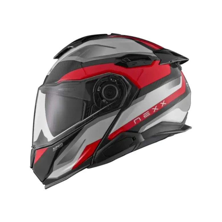Casco Modulare Nexx X.Lifetour Pro Mile Bianco Rosso