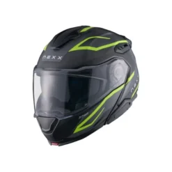 Casco Modulare Nexx X.Lifetour Pro Mile Grigio Giallo Neon Opaco