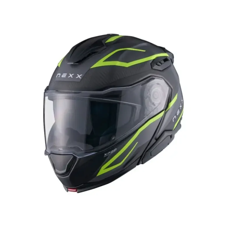 Casco Modulare Nexx X.Lifetour Pro Mile Grigio Giallo Neon Opaco
