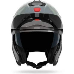 Casco Modulare Nolan N90-3 06 Blocco 354 Nero Avorio Antracite Verde Grigio Lucido