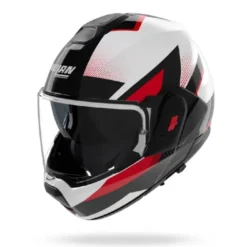 Casco Modulare Nolan N120-1 Ciclone 363 Bianco Nero Rosso