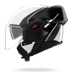 Casco Modulare Nolan N120-1 Fluente 359 Bianco Nero Antracite Lucido