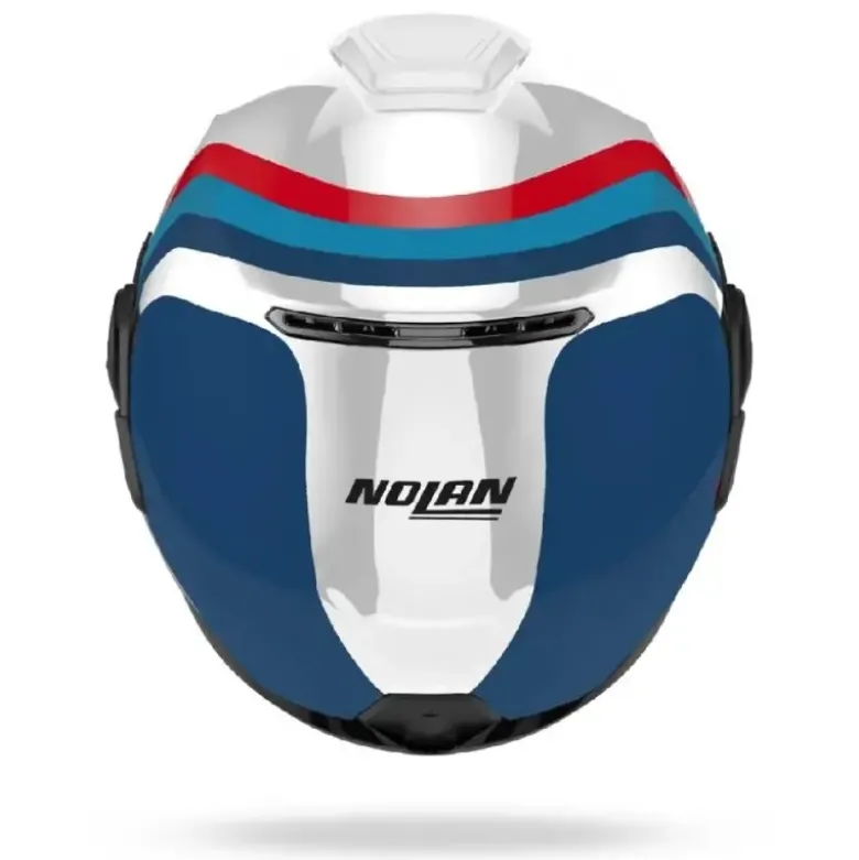 Casco Modulare Nolan N120-1 Lineo 347 Bianco Blu Rosso