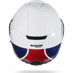 Casco Modulare Nolan N90-3 06 Roboto 345 Bianco Rosso Blu
