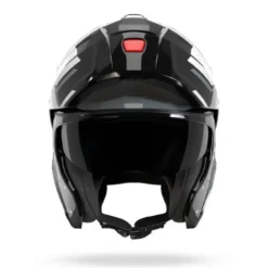 Casco Modulare Nolan N90-3 06 Sincrono 352 Grigio Nero Bianco Lucido