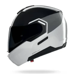 Casco Modulare Nolan N90-3 06 Verniciatura Speciale 343 Nero Bianco Perla Lucido