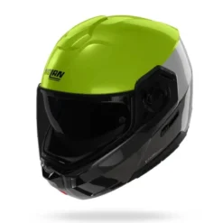 Casco Modulare Nolan N90-3 06 Verniciatura Speciale 341Verde Impulso Nero Lucido