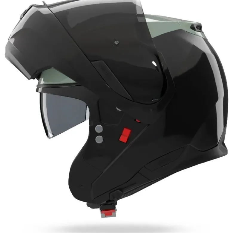 Casco Modulare Nolan N100-6 Verniciature Speciale 356 Verde Grigio Nero Antracite Opaco